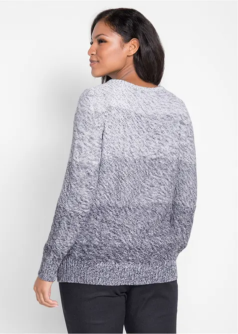 Maglione in filato grosso con colori sfumati, bonprix