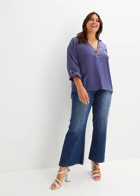 Abito midi in viscosa fluente, bonprix