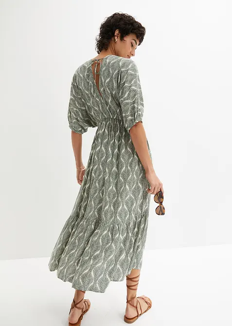 Abito midi in viscosa fluente, bonprix