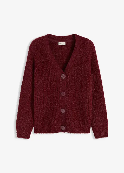 Cardigan a coste in filato grosso, bonprix
