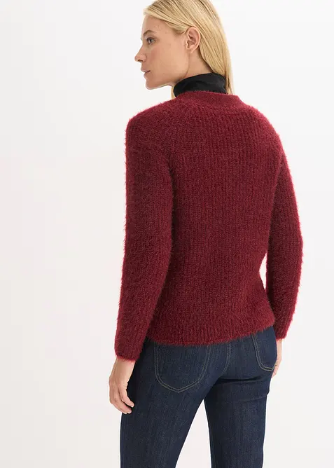 Cardigan a coste in filato grosso, bonprix