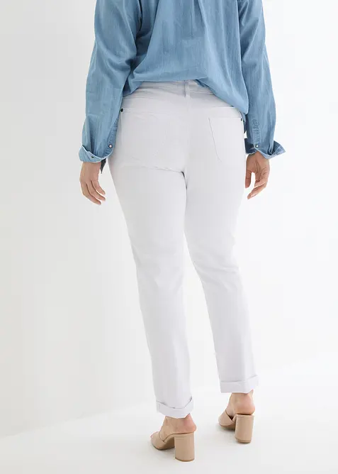 Jeans elasticizzati straight, vita alta, bonprix
