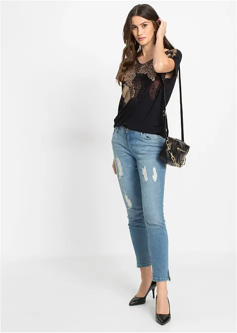 Maglia in misto viscosa morbido, bonprix