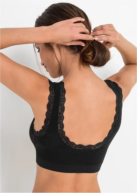 Reggiseno Feel Comfort a bustier senza cuciture  (pacco da 2), bonprix