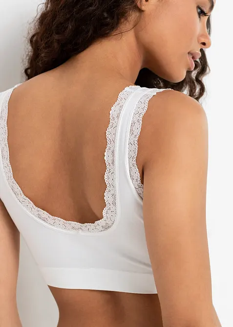 Reggiseno Feel Comfort a bustier senza cuciture  (pacco da 2), bonprix