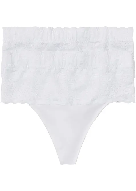 Perizoma con effetto modellante medio (pacco da 2), bonprix