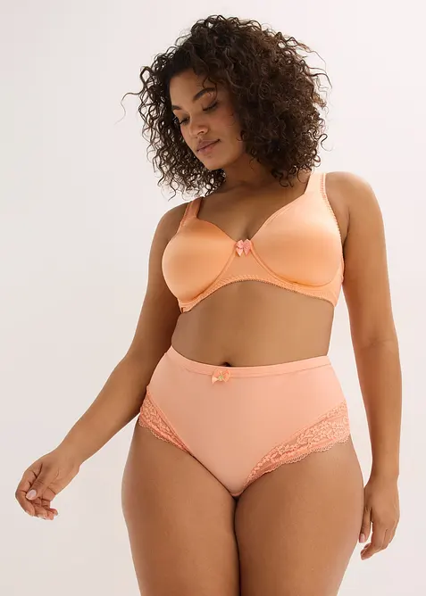 Reggiseno t-shirt con ferretto ed effetto lucido (pacco da 2), bonprix