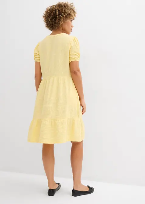 Abito oversize in mussola di cotone, bonprix