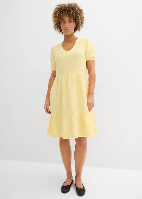 Abito oversize in mussola di cotone, bonprix