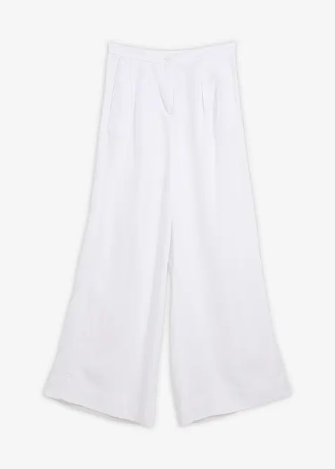 Pantaloni con pinces in lyocell fluente, bonprix