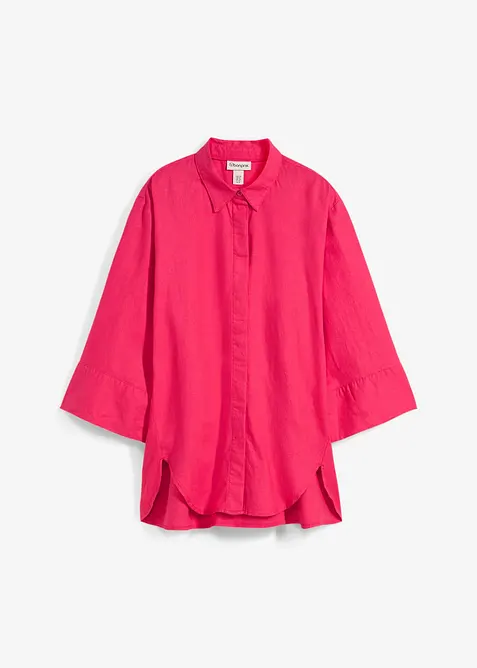Camicia in misto lino fresco, bonprix