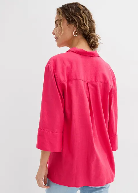 Camicia in misto lino fresco, bonprix