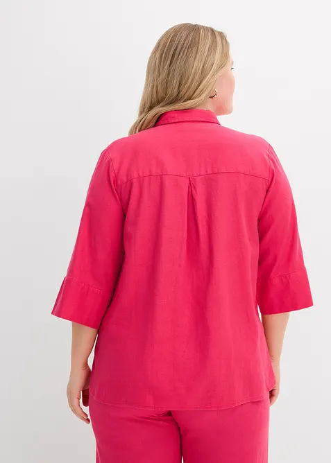 Camicia in misto lino fresco, bonprix