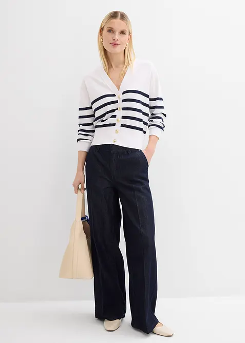 Cardigan in misto viscosa morbido, bonprix