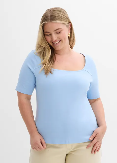 T-shirt in cotone biologico pesante, bonprix