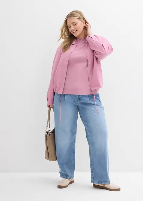 Maglia a costine in puro cotone, bonprix