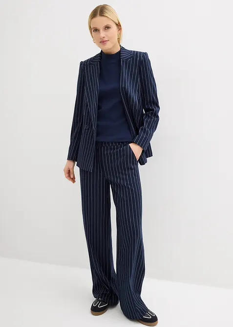 Maglia a costine in puro cotone, bonprix