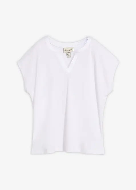 Maglia profilata in satin, bonprix