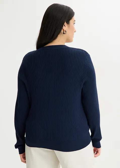 Cardigan in misto viscosa morbido, bonprix