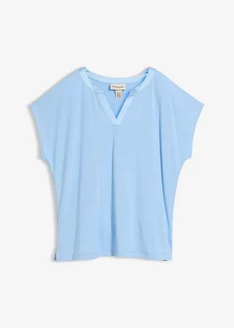 Maglia profilata in satin, bonprix