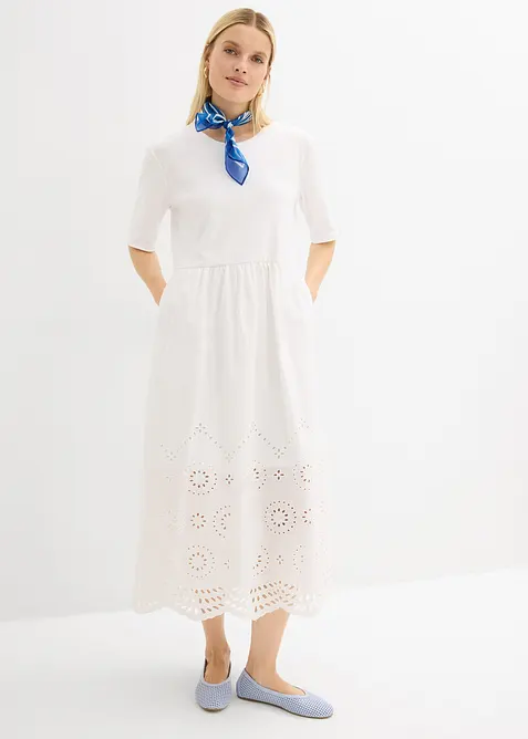 Abito lungo in puro cotone, bonprix