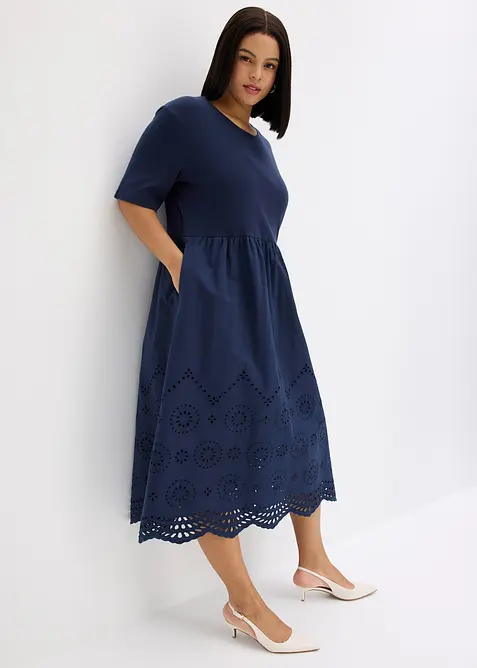 Abito lungo in puro cotone, bonprix