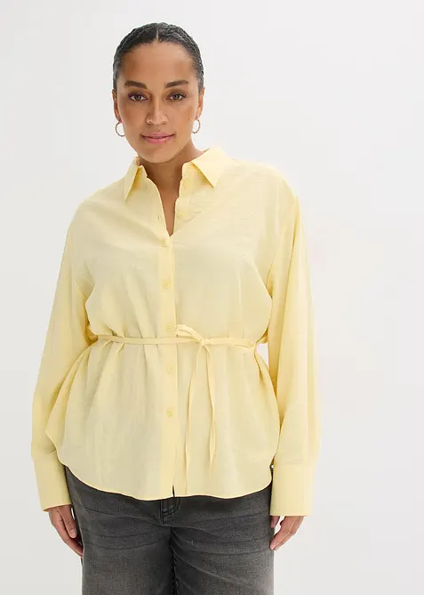 Camicia in misto viscosa fluente, bonprix