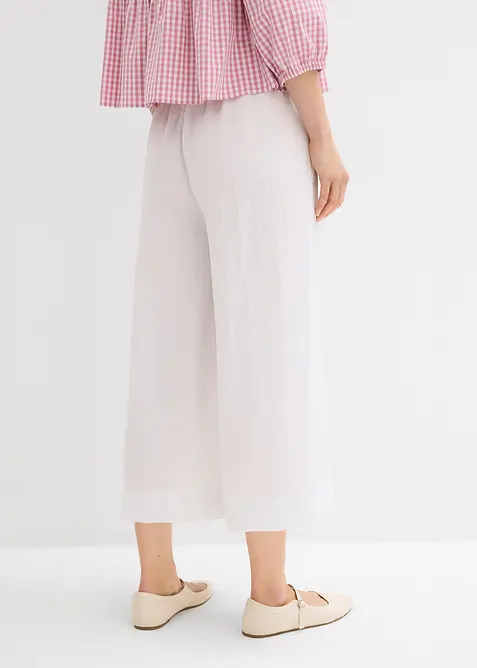 Pantaloni culotte in misto viscosa morbido, bonprix