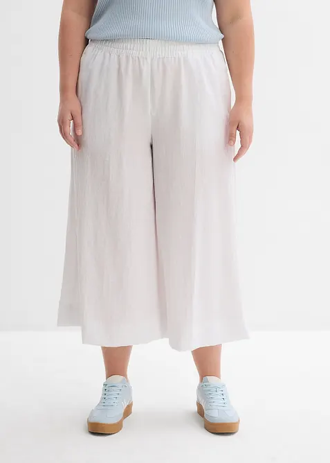 Pantaloni culotte in misto viscosa morbido, bonprix