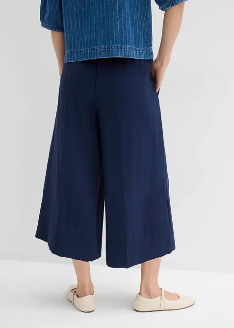 Pantaloni culotte in misto viscosa morbido, bonprix