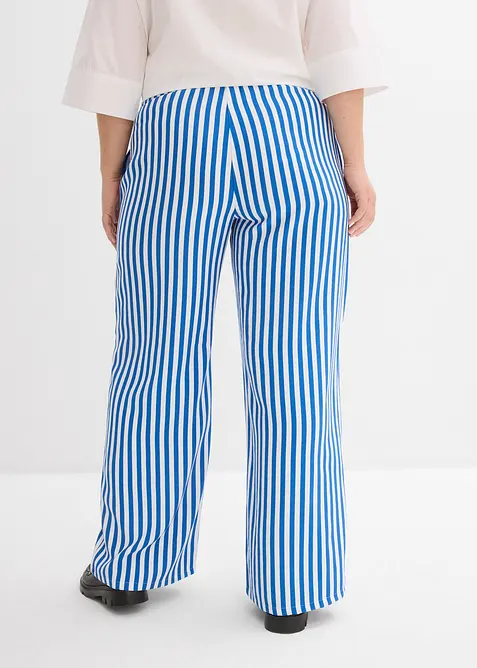 Pantaloni larghi in misto viscosa fluente, bonprix