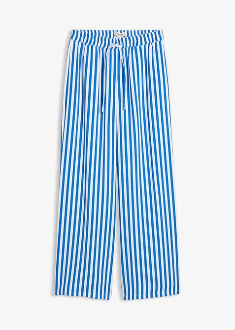 Pantaloni larghi in misto viscosa fluente, bonprix