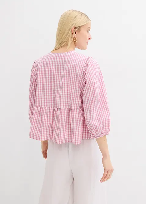 Blusa con allacciatura a fiocchetti, bonprix