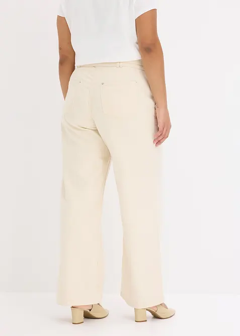 Pantaloni in twill di puro cotone, bonprix