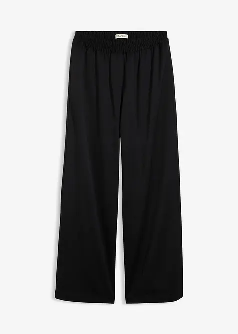 Pantaloni a palazzo con elastico in vita, bonprix