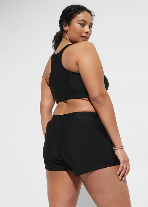 Bikini a bustier con pantaloncini da mare (set 2 pezzi), bonprix