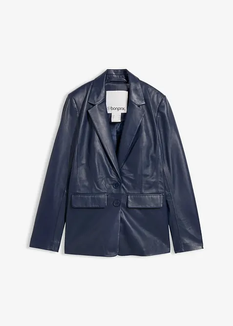 Blazer in nappa d'agnello, bonprix