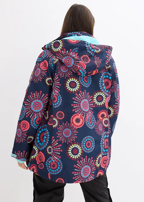 Giacca tecnica impermeabile 3 in 1 con cappuccio, bonprix