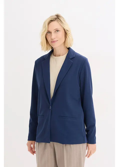 Blazer in jersey cr&ecirc;pe, bonprix