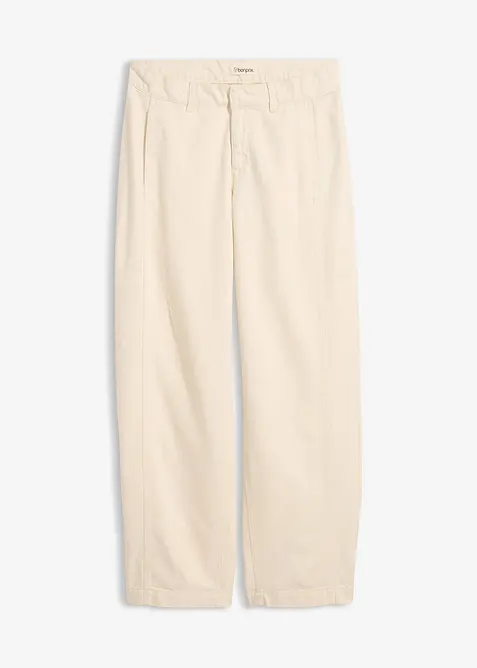 Jeans barrel, vita media, bonprix