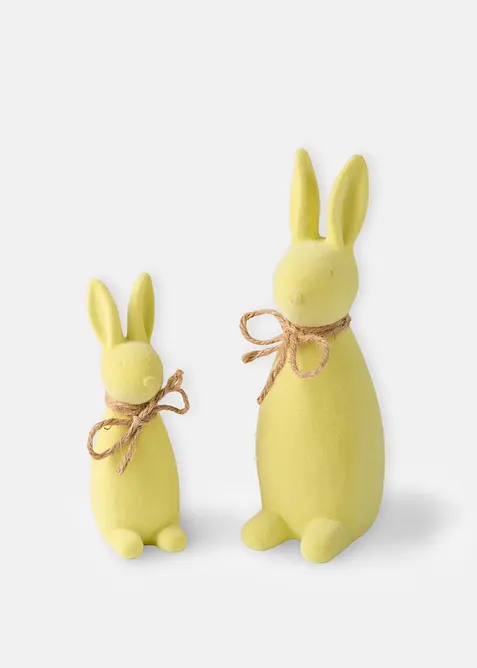 Decorazione a forma di coniglio (set 2 pezzi), bonprix