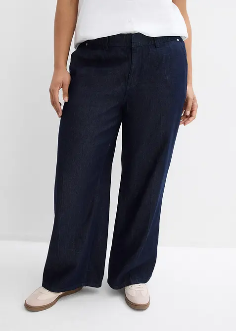Jeans wide leg, straight, bonprix