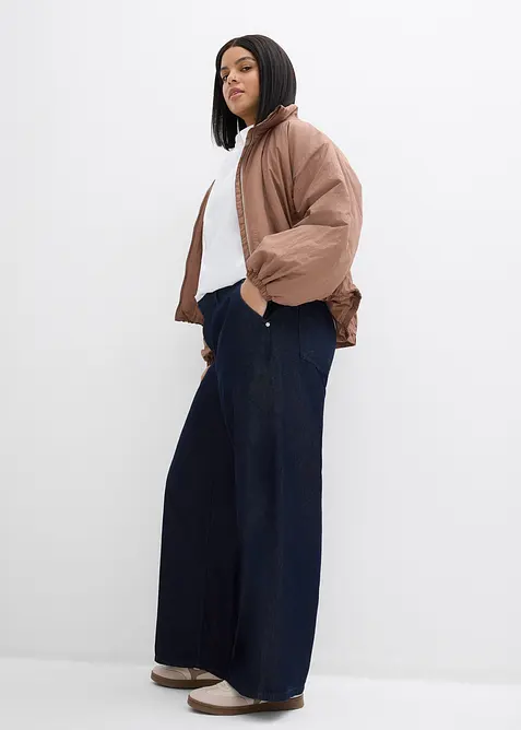 Jeans wide leg, straight, bonprix