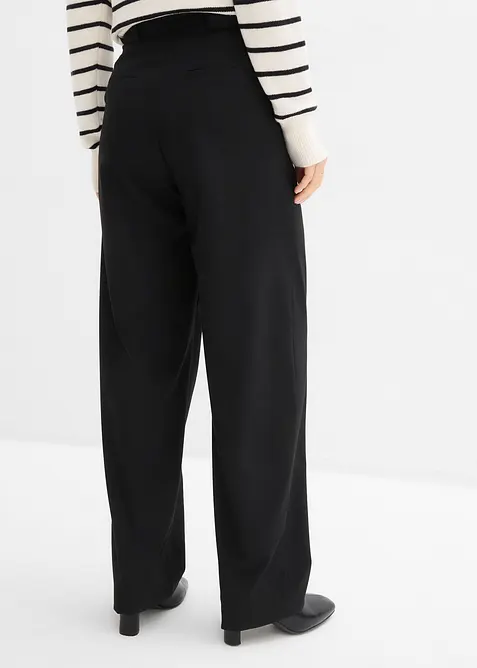 Pantaloni barrel a vita alta, bonprix