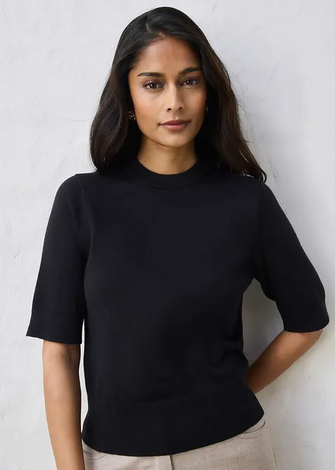 Maglione in misto seta, bonprix