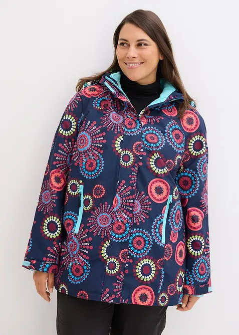 Giacca tecnica impermeabile 3 in 1 con cappuccio, bonprix