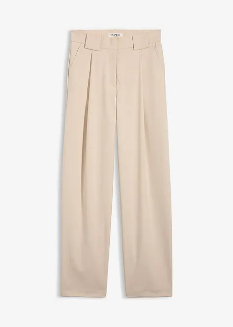Pantaloni barrel a vita alta, bonprix