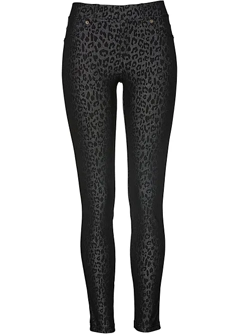 Jeggings leopardati, bonprix