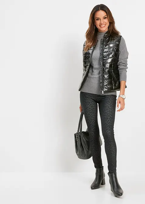 Jeggings leopardati, bonprix