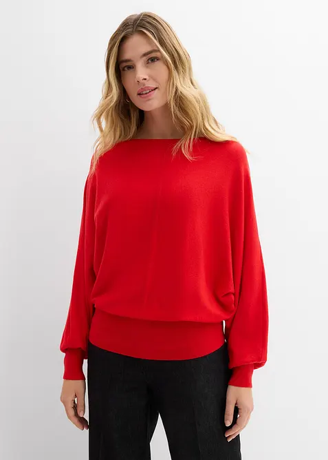 Maglione con maniche a pipistrello, bonprix